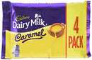 Cadbury Dairy Milk Caramel Chocolate 4 Bars (4x37g 148g)