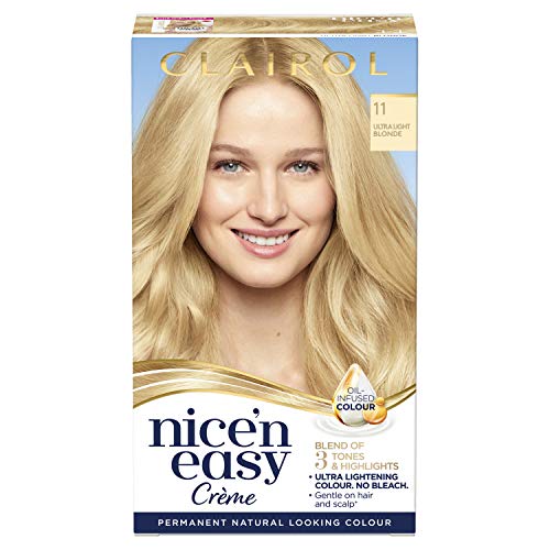 Clairol Nice'n Easy Permanent Colour (11 Ultra Light Blonde) Root Touch Up (9 Light Blonde)