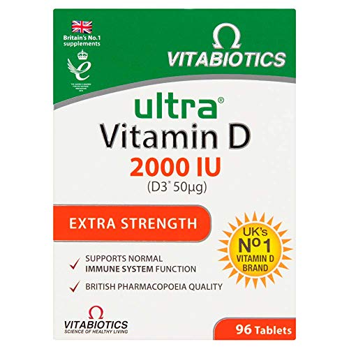 Vitabiotics  Ultra Vitamin D 2000Iu Tablets 96s