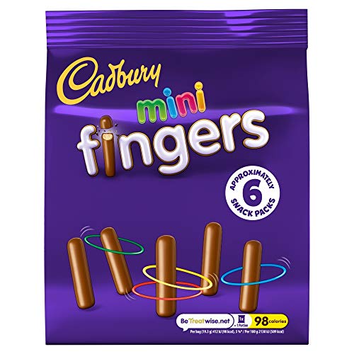 Cadbury Mini Fingers Biscuits Bag 6x19.3g (BBE-0CT-2021)