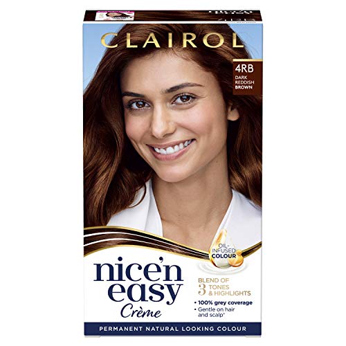 Clairol Nice'n Easy Permanent Colour (4RB Dark Reddish Brown) Root Touch Up (4 Dark Brown)