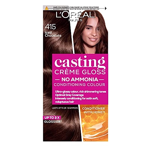 L'Or√©al Paris Casting Cr√®me Gloss Semi-Permanent Hair Dye Colour: 415 Iced Brown
