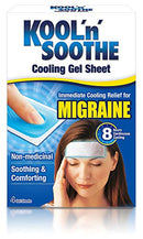 Kool 'n' Soothe Migraine Cooling Strips - 4 Strips