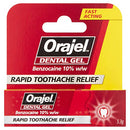 Orajel Dental Gel for Rapid Relief of Toothache - 5.3g