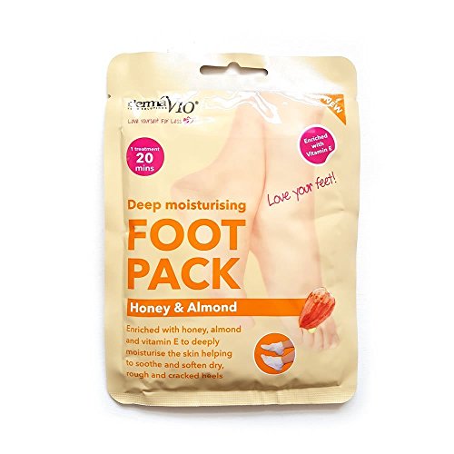 Derma V10 Moisturising Foot Pack Honey