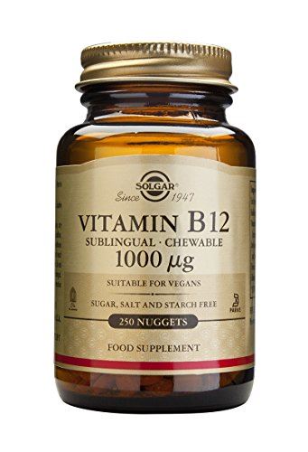 Solgar Sublingual Vitamin B12 1000 Mcg, 250 Nuggets