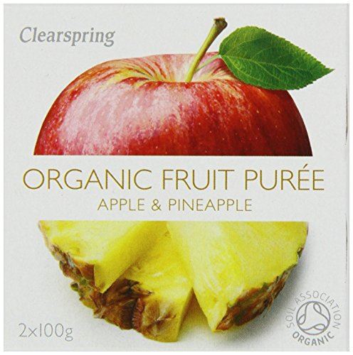 Clearspring Apple & Pineapple Fruit Puree 100g x 2