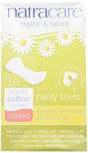 Natracare Natural Panty Liners Curved 30s