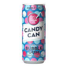 Candy Can Sparkling Bubble Gum Zero Sugar Can 330ml