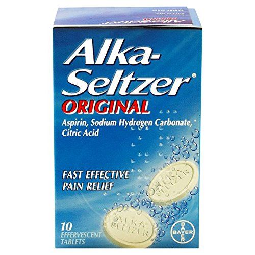 Alka-Seltzer Headache With Upset Stomach Relief Tablets Original 10 Tabs