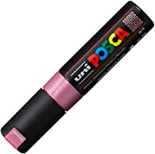 Uni-Ball Posca Broad Chisel Tip Marker - Metallic Pink