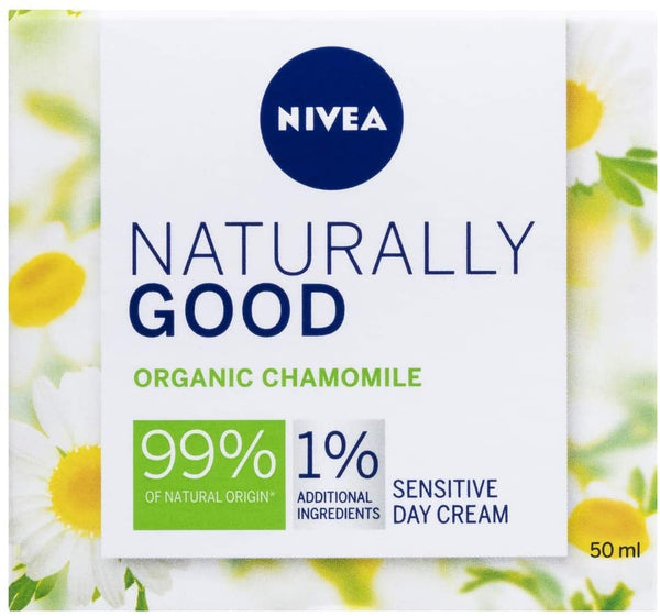 Nivea Naturally Good Day Cream Organic Chamomile 50ml