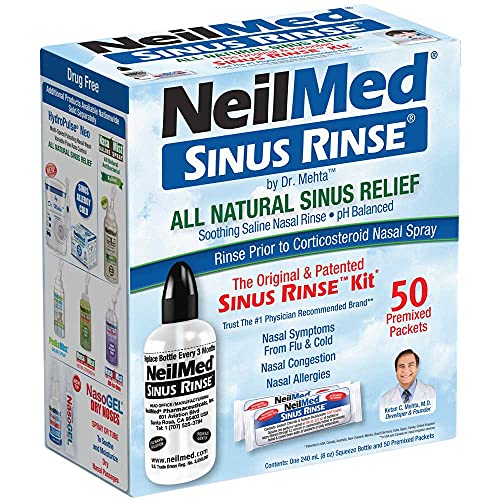 NeilMed's Sinus Rinse Pre-Mixed Packets, 100-Count