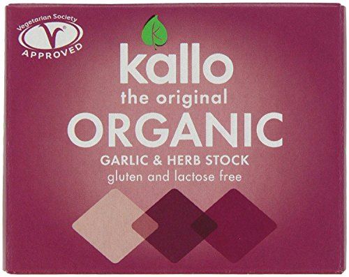 Kallo Garlic & Herb Stock Cubes - Organic 66g