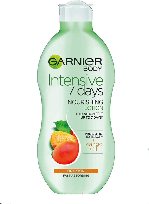 Garnier Intensive 7 Days Nourishing Lotion with Mango Oil For Dry Skin 250ml