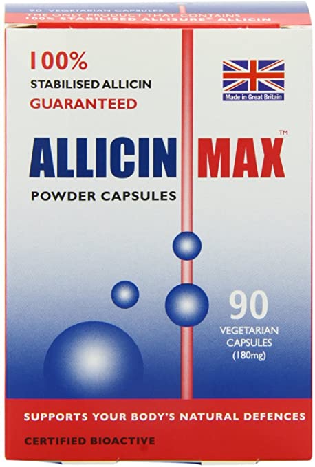 Allicin  Allicin Max 180mg Veg Capsules 90s