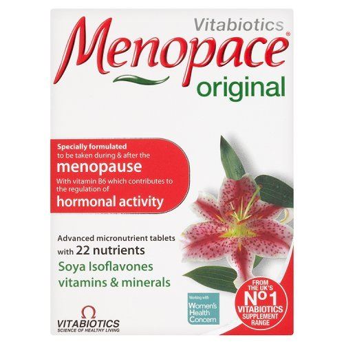 Vitabiotics Menopace 30 Tablets With Nutrients For Use During And After Menopause