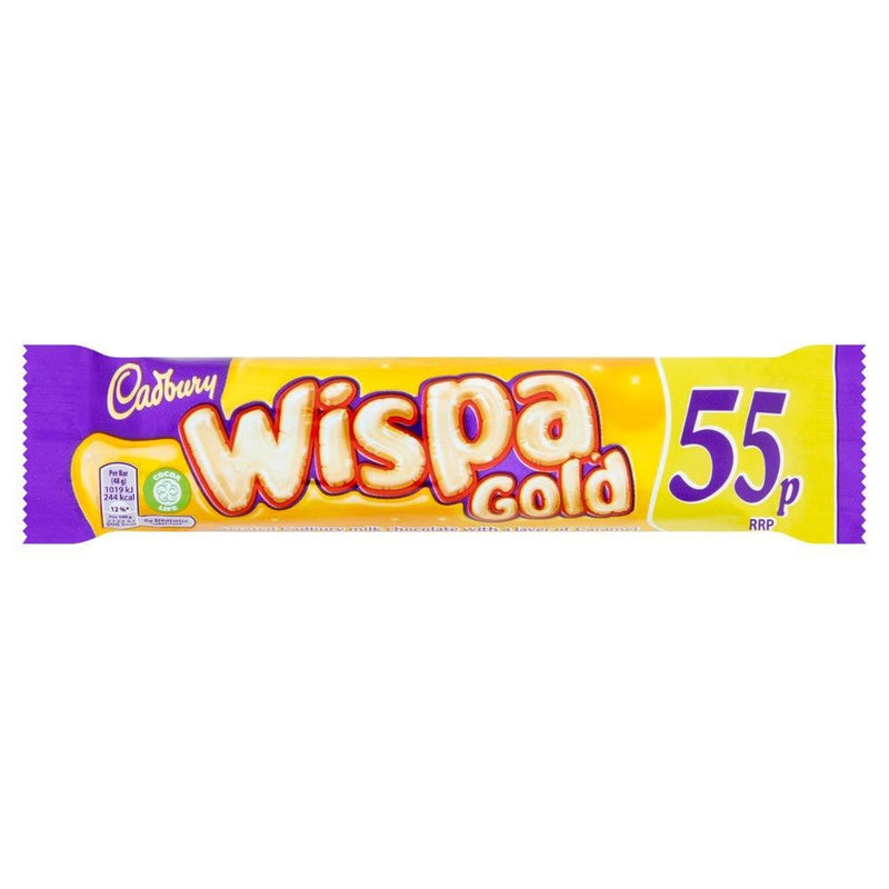 Cadbury Wispa Gold 55p Chocolate Bar 48g