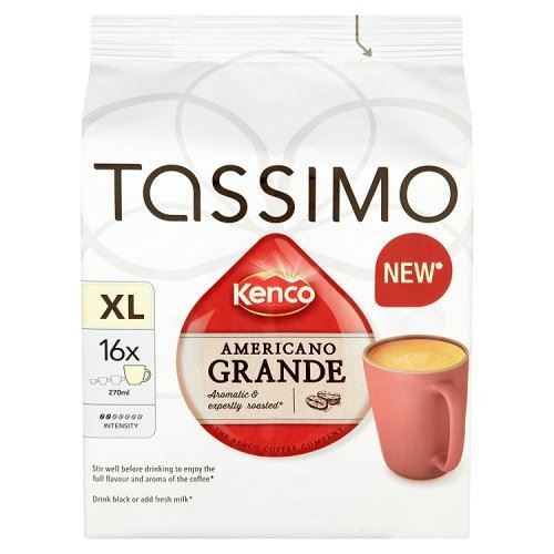 Tassimo Kenco Americano grande Coffee 16 Pod - 144g