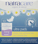 Natracare Ultra Pads With Wings - Long 10s