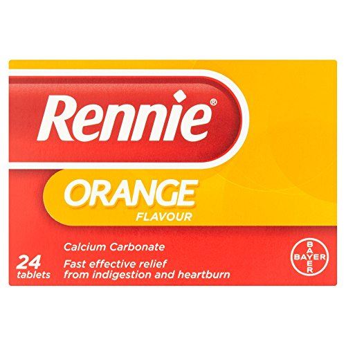 Rennie Orange Chewable Tablets (24 Tablets)