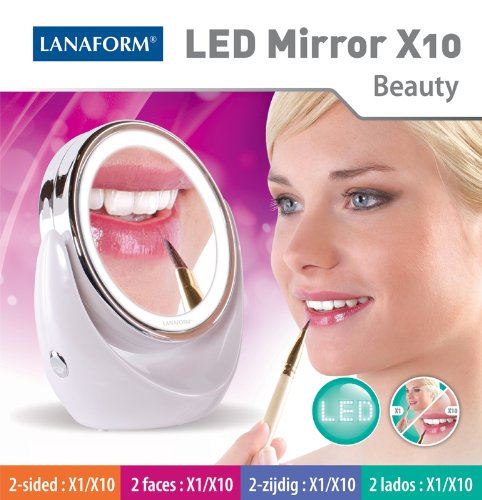 Lanaform Magnifying Mirror X10 With Led Light