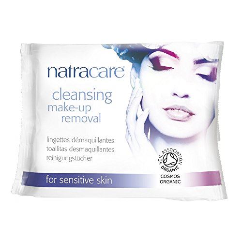 Natracare Organic cleansing make-up removal wipes, 20 Count