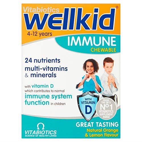 Vitabiotics Wellkid Immune Chewable 30 Tablets