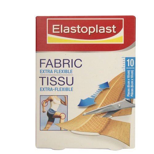 Elastoplast Fabric Dressing Length Plasters, 10 Pieces