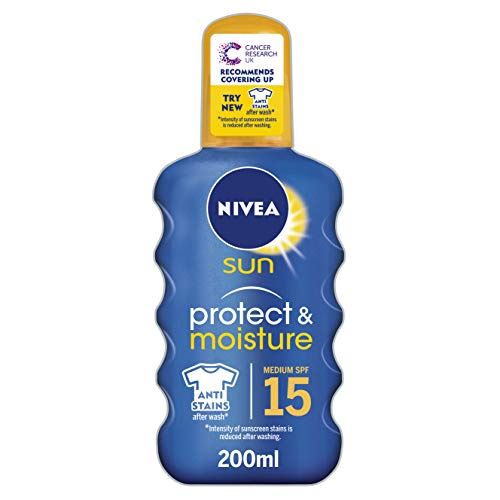 Nivea Sun Immediate Protection Moisturising Sun Spray Spf15 200ml