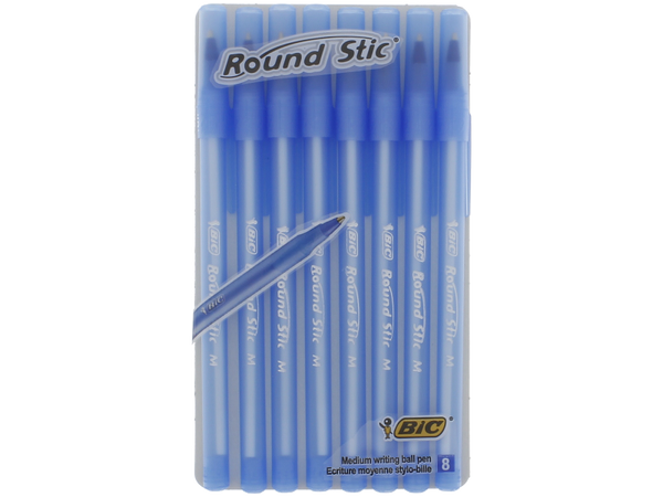 Bic, 16 Blue Ball Pens, Medium, 1mm