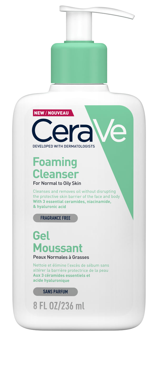 CeraVe Foaming Gel Cleanser for Normal to Oily Skin 236ml