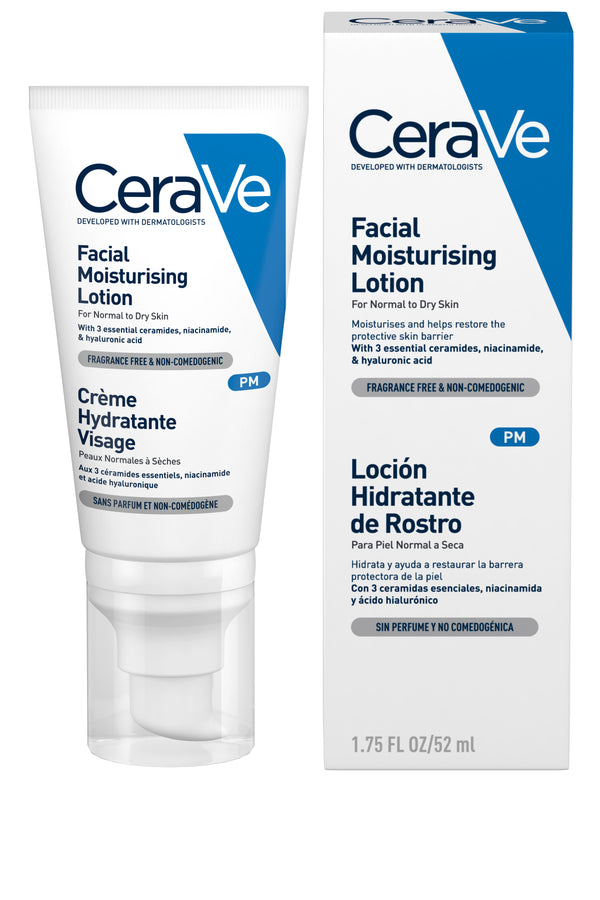 CeraVe Facial Moisturising Lotion for Normal to Dry Skin 52ml
