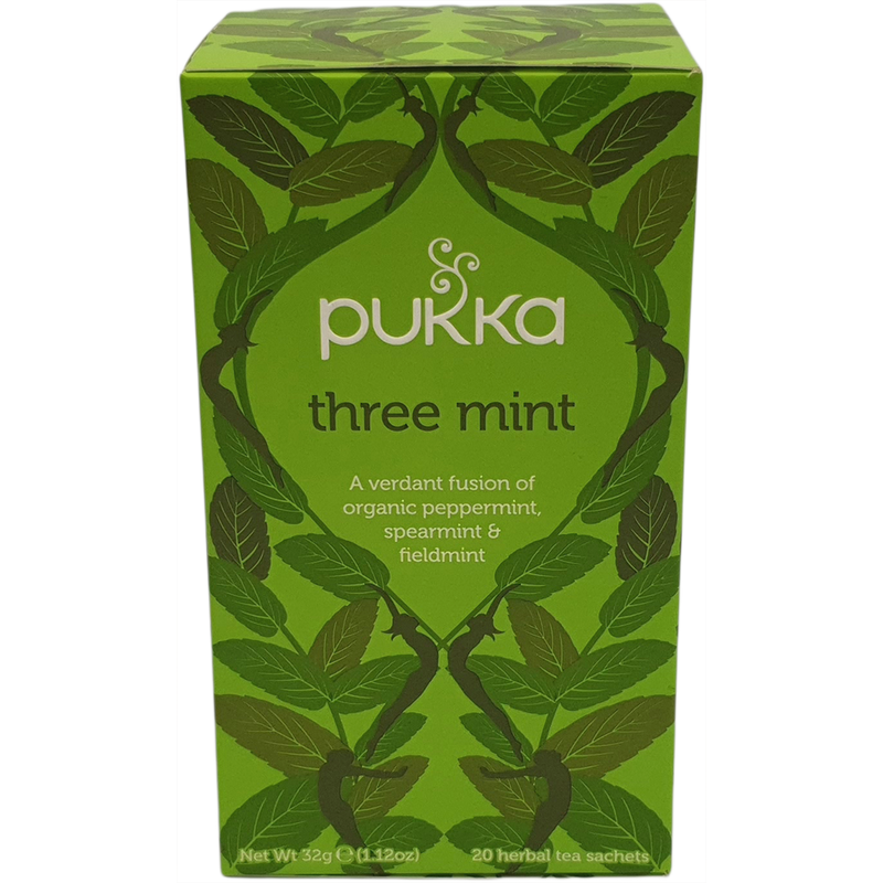 Pukka Tea Organic Three Mint Tea Bag 20 Sachets