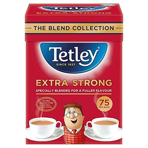 Tetley Extra Strong Tea Bags 75 per pack