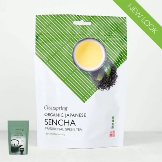 Clearspring Organic Japanese Loose Sencha Green Tea 90g