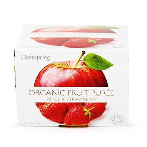Clearspring Apple & Strawberry Fruit Puree 100g x 2