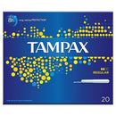 Tampax Regular Tampon For Light To Medium Flow 20S