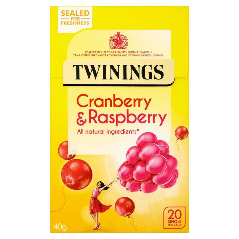 Twinings Cranberry Raspberry 20 Tea Bags