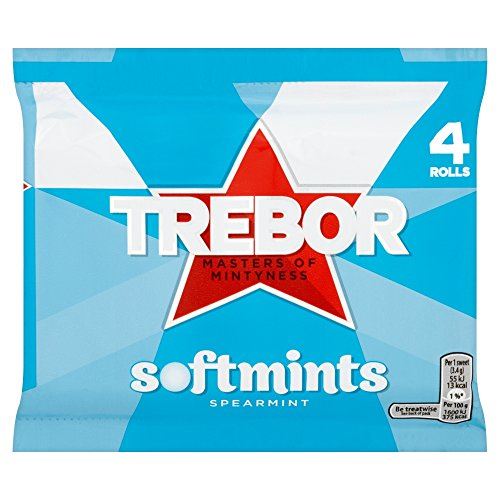 Trebor Spearmint Softmints X 4 Pack 176G