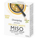 Clearspring Organic White Miso Instant Soup with Tofu 4 servings - 40g