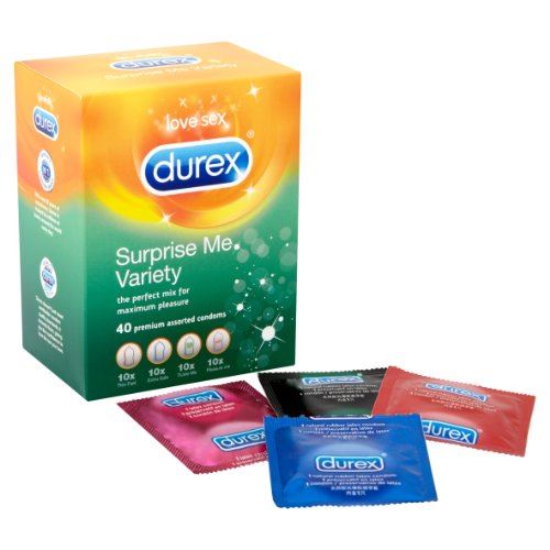 Durex Surprise Me Variety Condoms - 40 Units