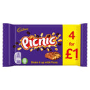 Cadbury Picnic Chocolate Bar 4 Pack 1 128g