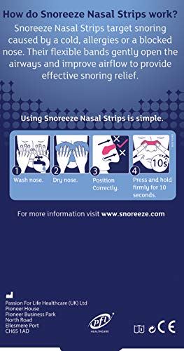 Snoreeze Small/Medium Snoring Relief Nasal Strips