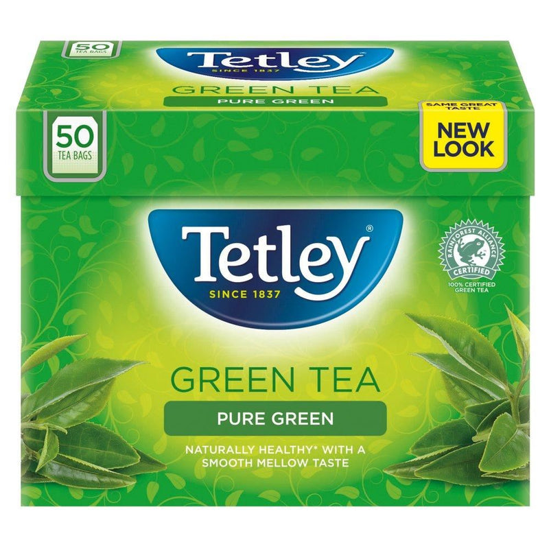 Tetley Pure Green Tea Bags 50