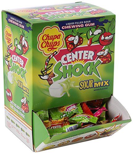 Chupa Chups 200 Center Shock Sour Mixed Flavours 800g