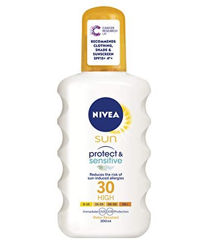 Nivea Sun Protect And Sensitive Sun Spray High Spf 30 - 200ml