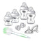 Tommee Tippee Closer To Nature Newborn Starter Kit Clear