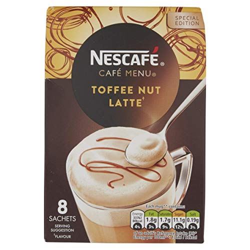Nescaf_ Menu Toffee Nut Latte, 156 g