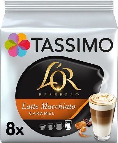 TASSIMO LOR Latte macchiato Caramel 8 disc (BBE-APR/2022)